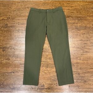 Quince Green Casual Dress Performance Ultra Stretch 24/7 Smart Chino Pants 32x28